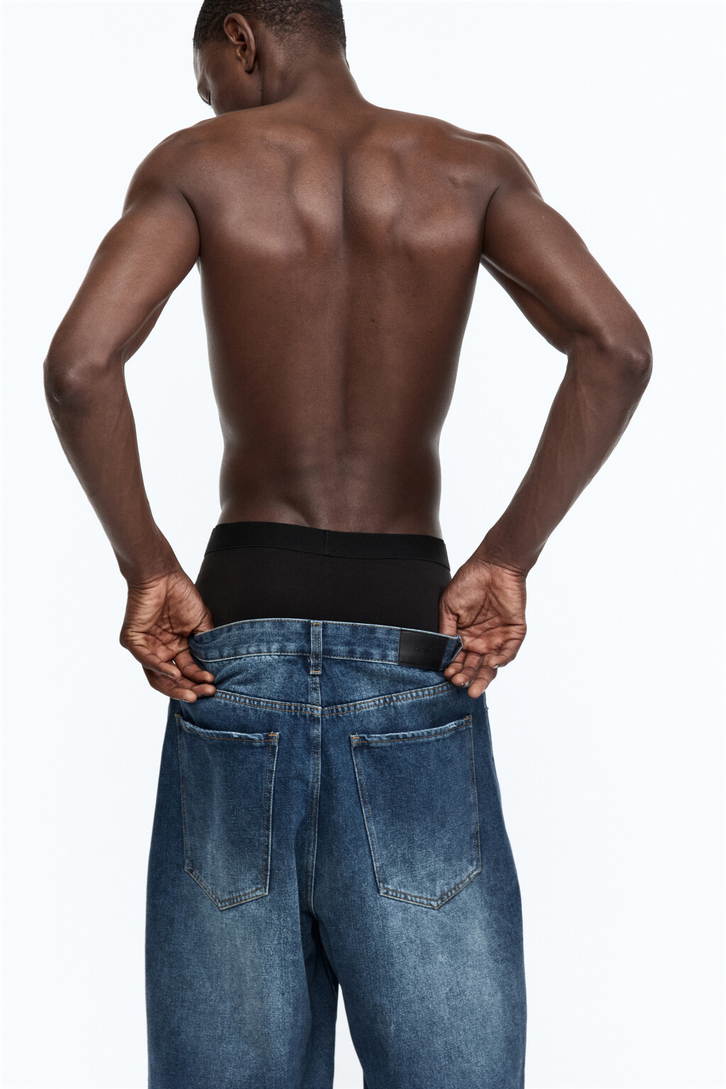 Трусы-боксеры хлопковые классические - цвет черный - 2