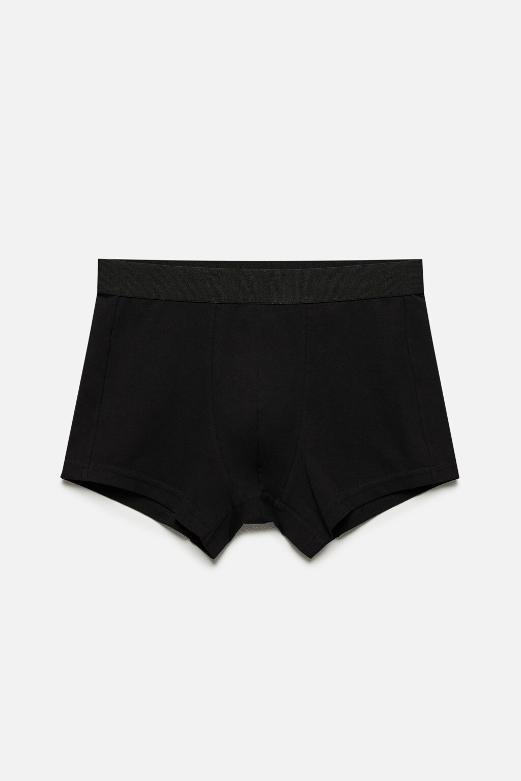 Трусы-боксеры хлопковые базовые - цвет черный - 4
