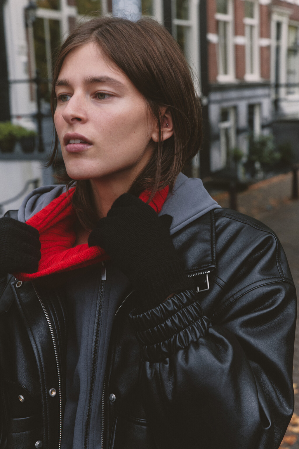 Перчатки BasicGloves вязаные с кашемиром - цвет черный - 3