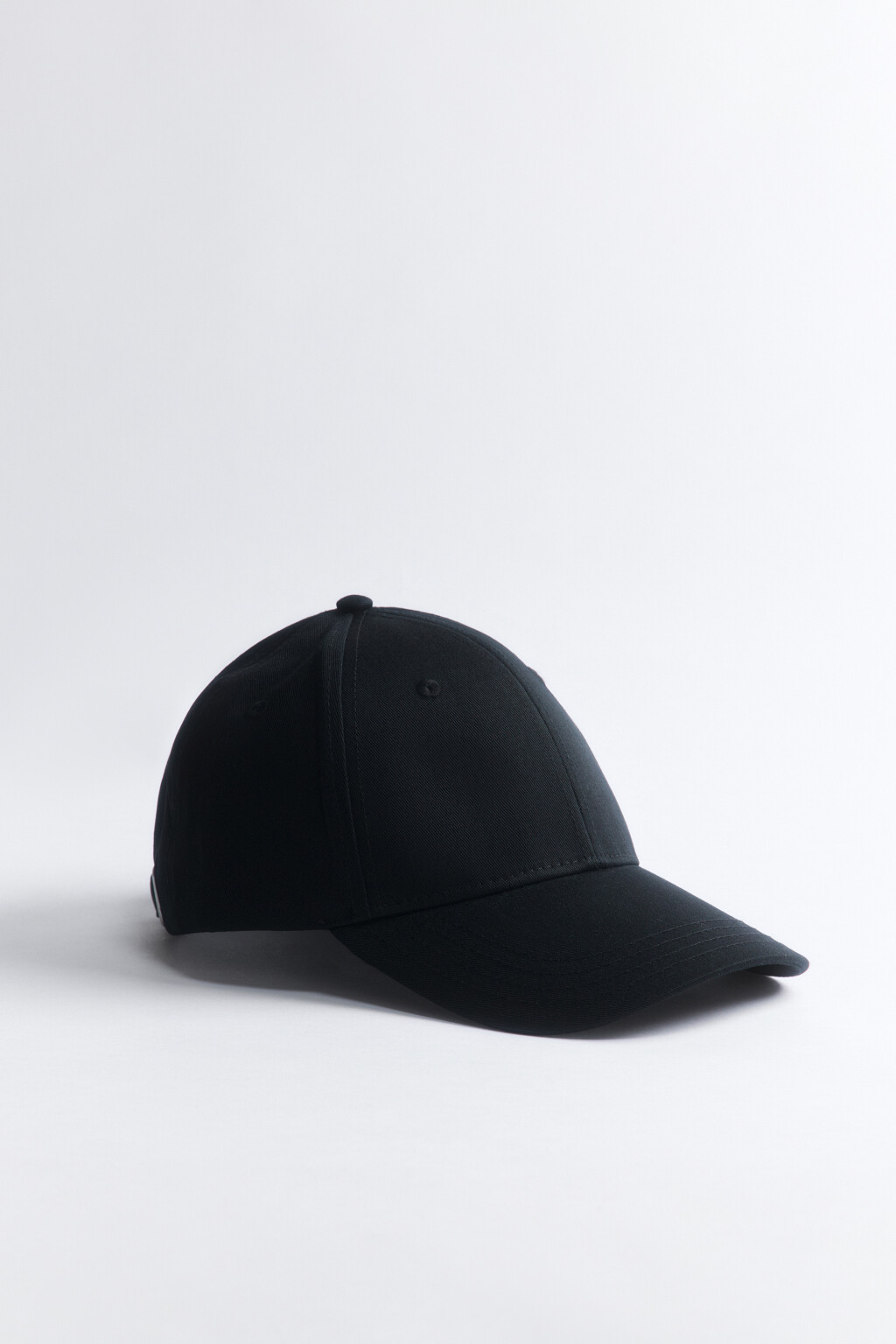 Бейсболка хлопковая базовая - цвет черный - 2