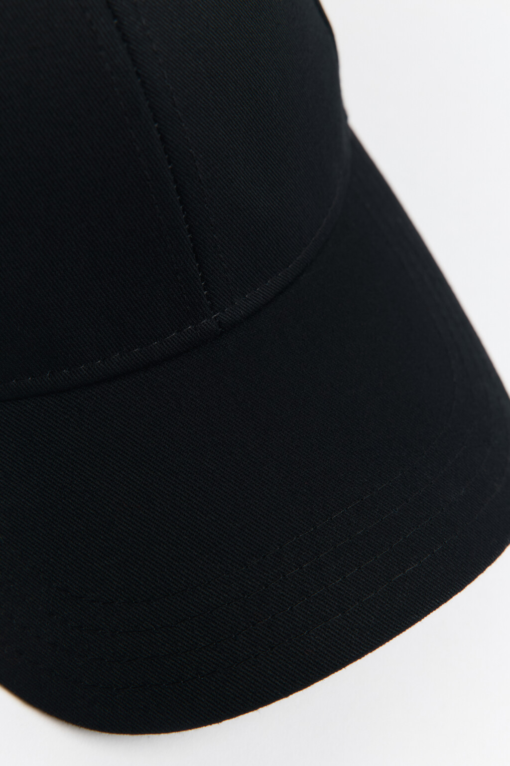 Бейсболка хлопковая базовая - цвет черный - 3