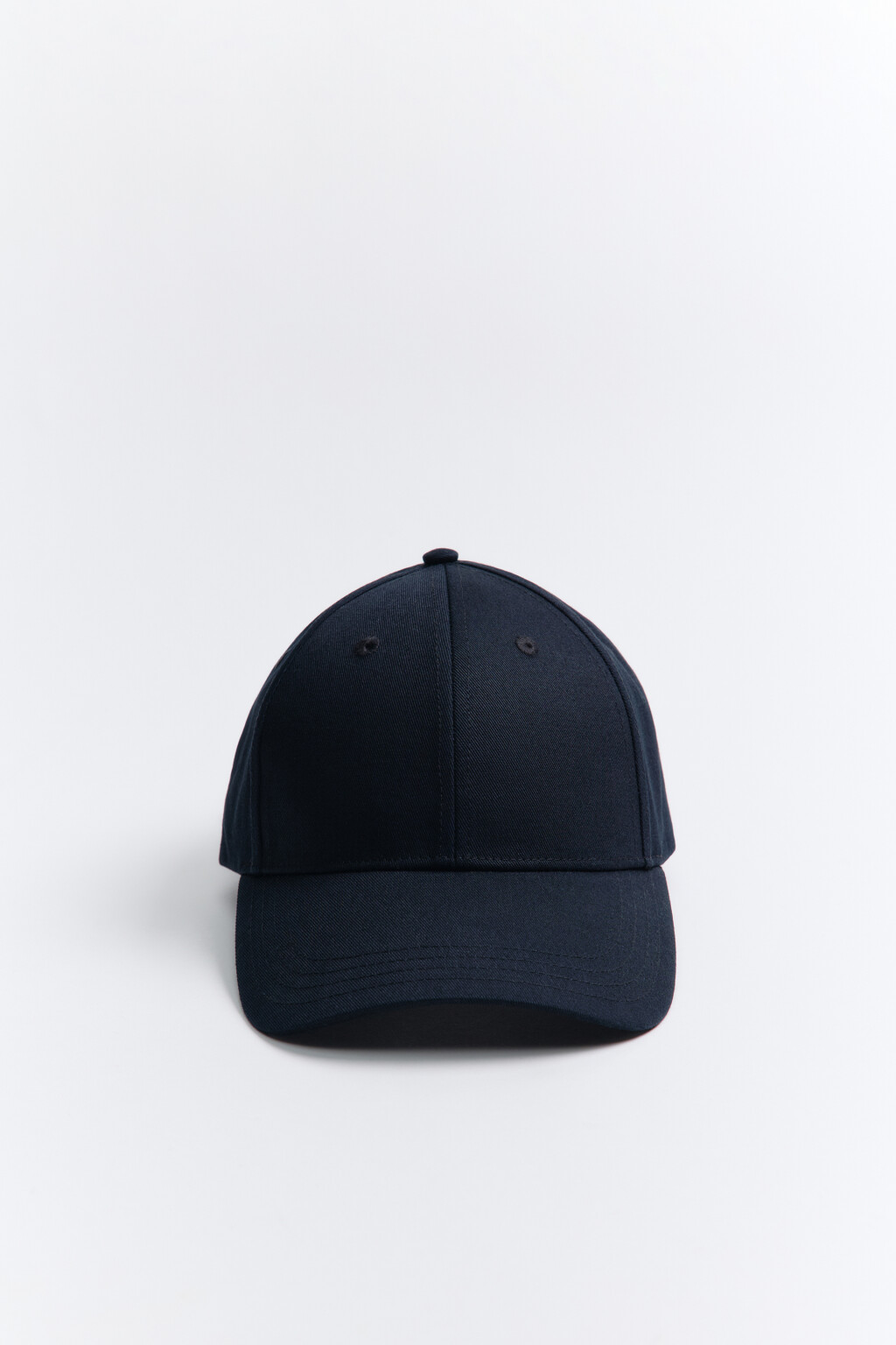 Бейсболка хлопковая базовая - цвет черный - 1