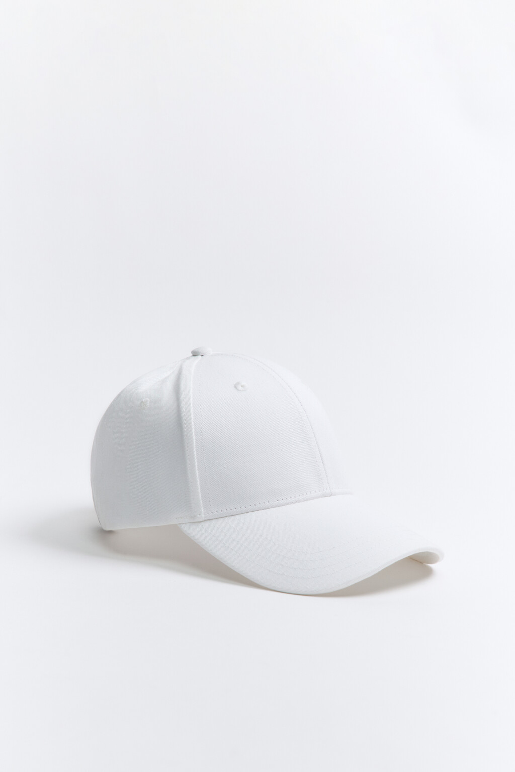 Бейсболка хлопковая базовая - цвет молочный - 2
