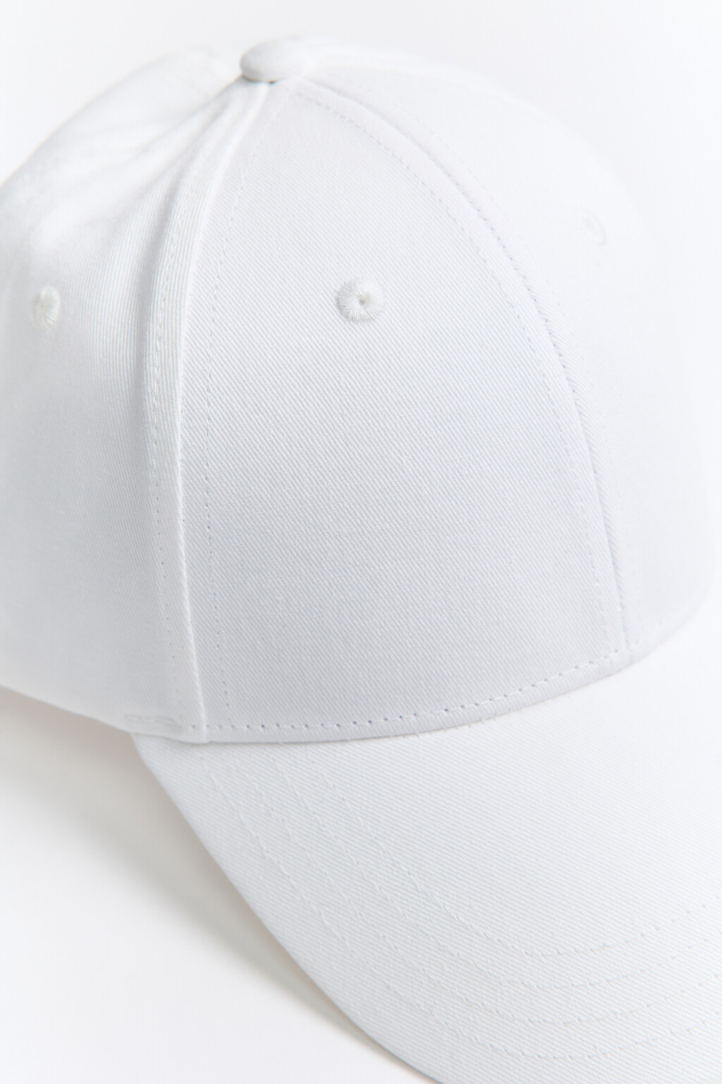 Бейсболка хлопковая базовая - цвет молочный - 3