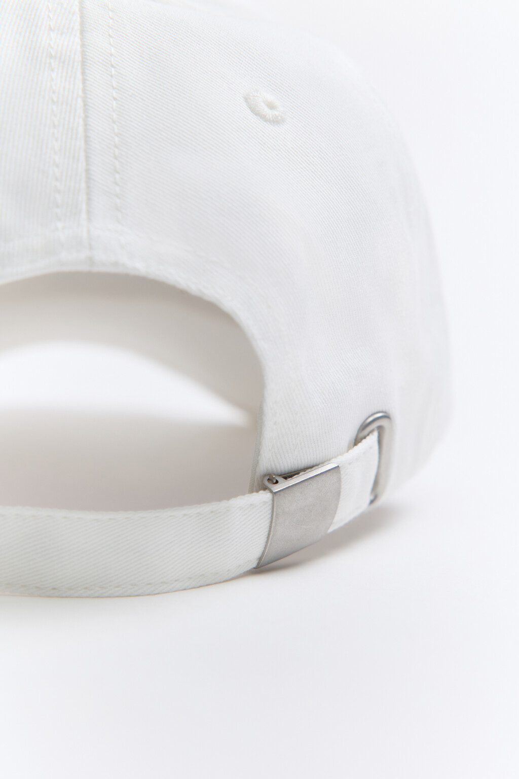 Бейсболка хлопковая базовая - цвет молочный - 4