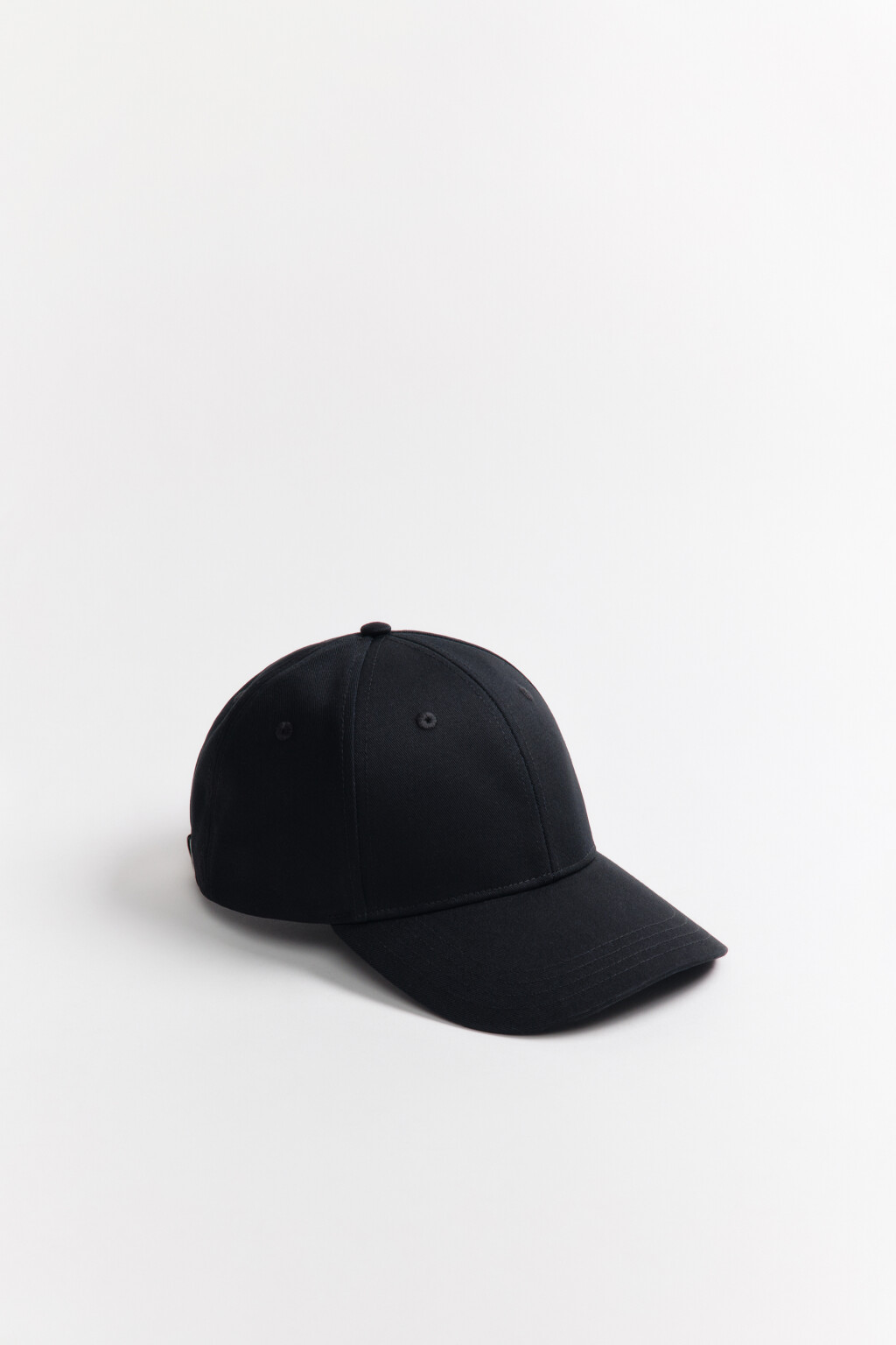 Бейсболка хлопковая базовая - цвет черный - 2