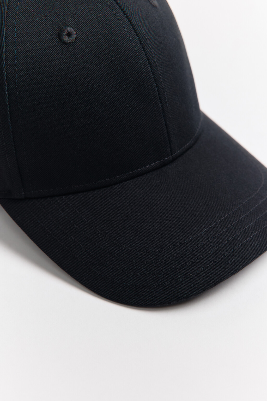 Бейсболка хлопковая базовая - цвет черный - 3