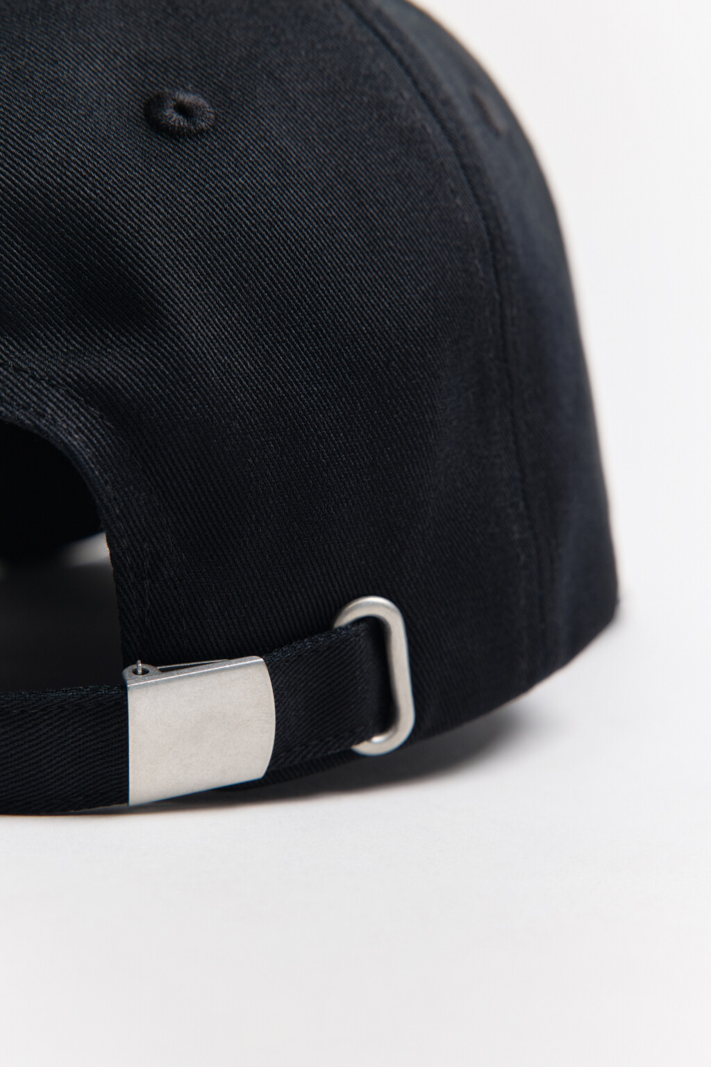 Бейсболка хлопковая базовая - цвет черный - 4