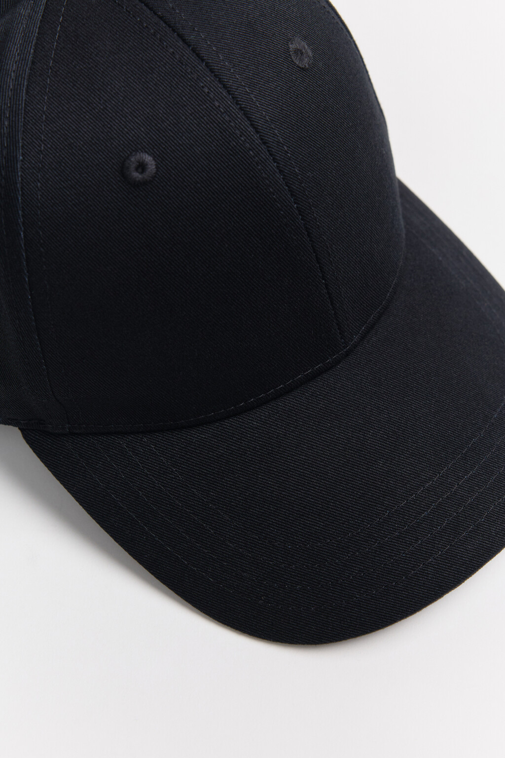 Бейсболка хлопковая базовая - цвет черный - 3