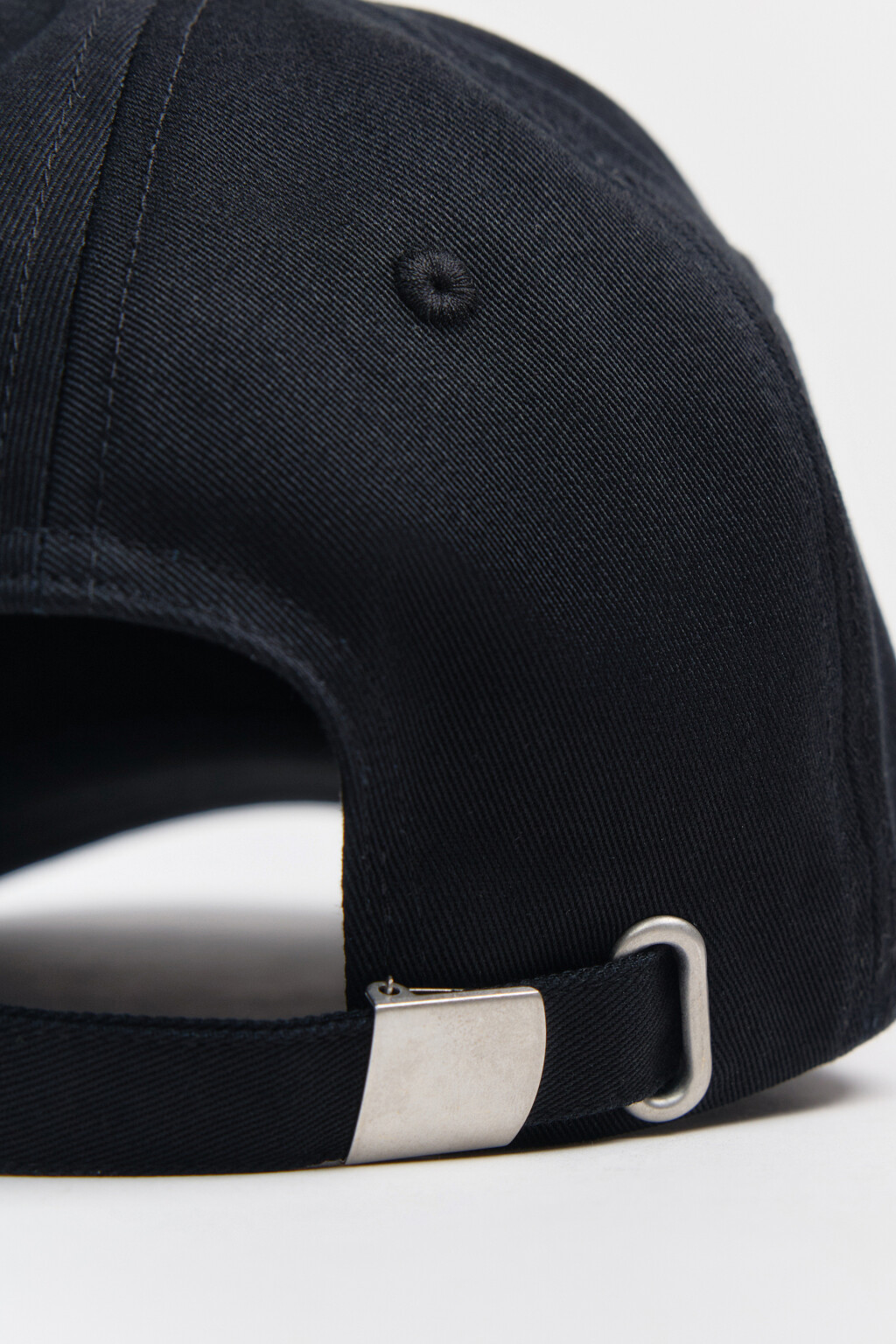 Бейсболка хлопковая базовая - цвет черный - 4