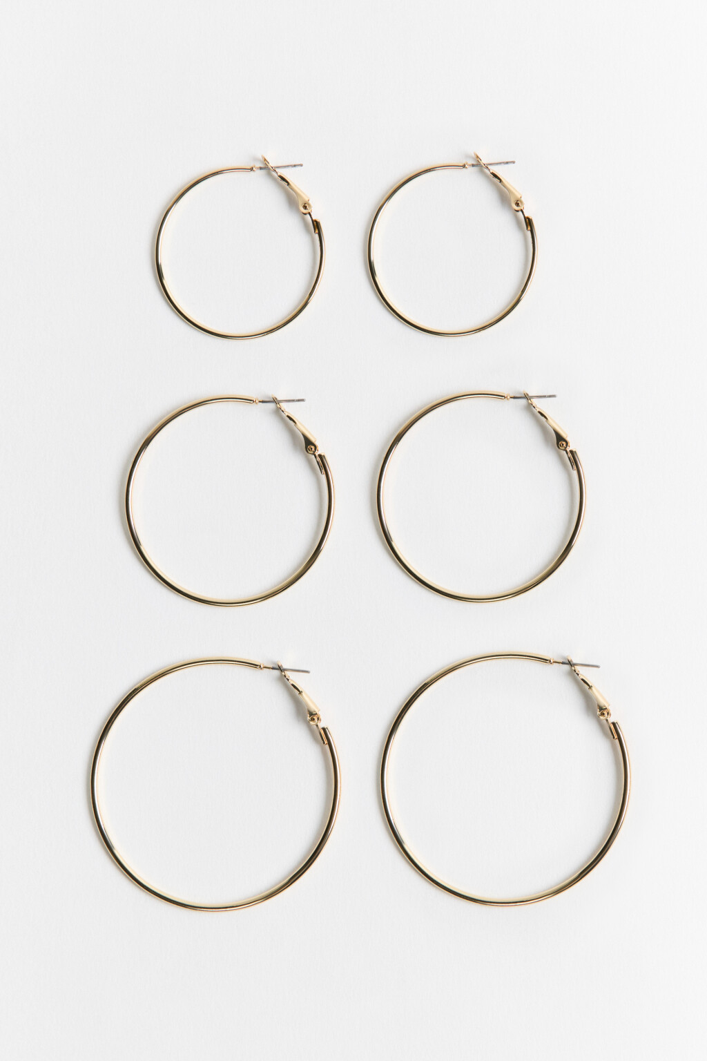 серьги женские в наборе - цвет желтый - 1