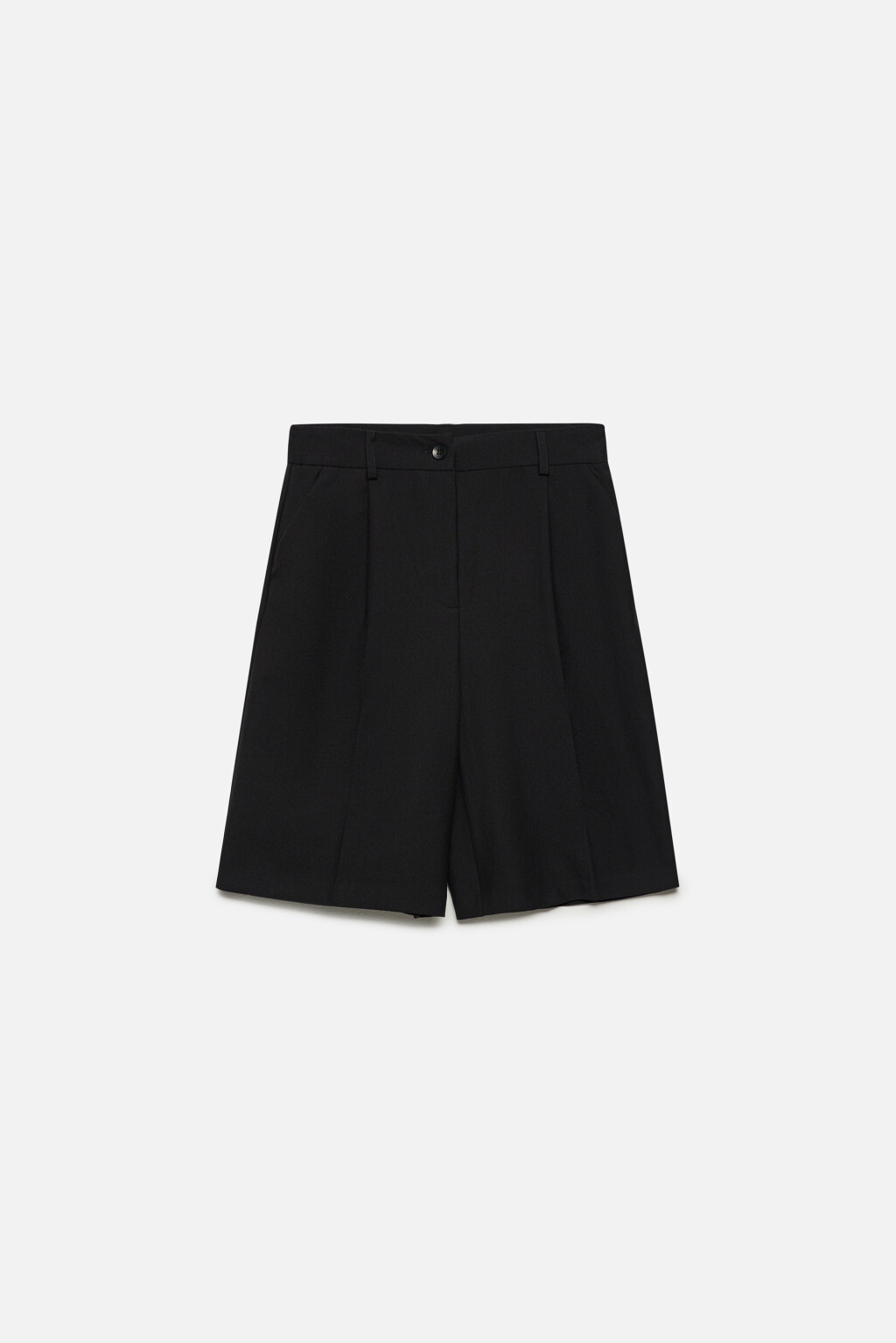 Шорты Bermudas костюмные со средней посадкой - цвет черный - 8