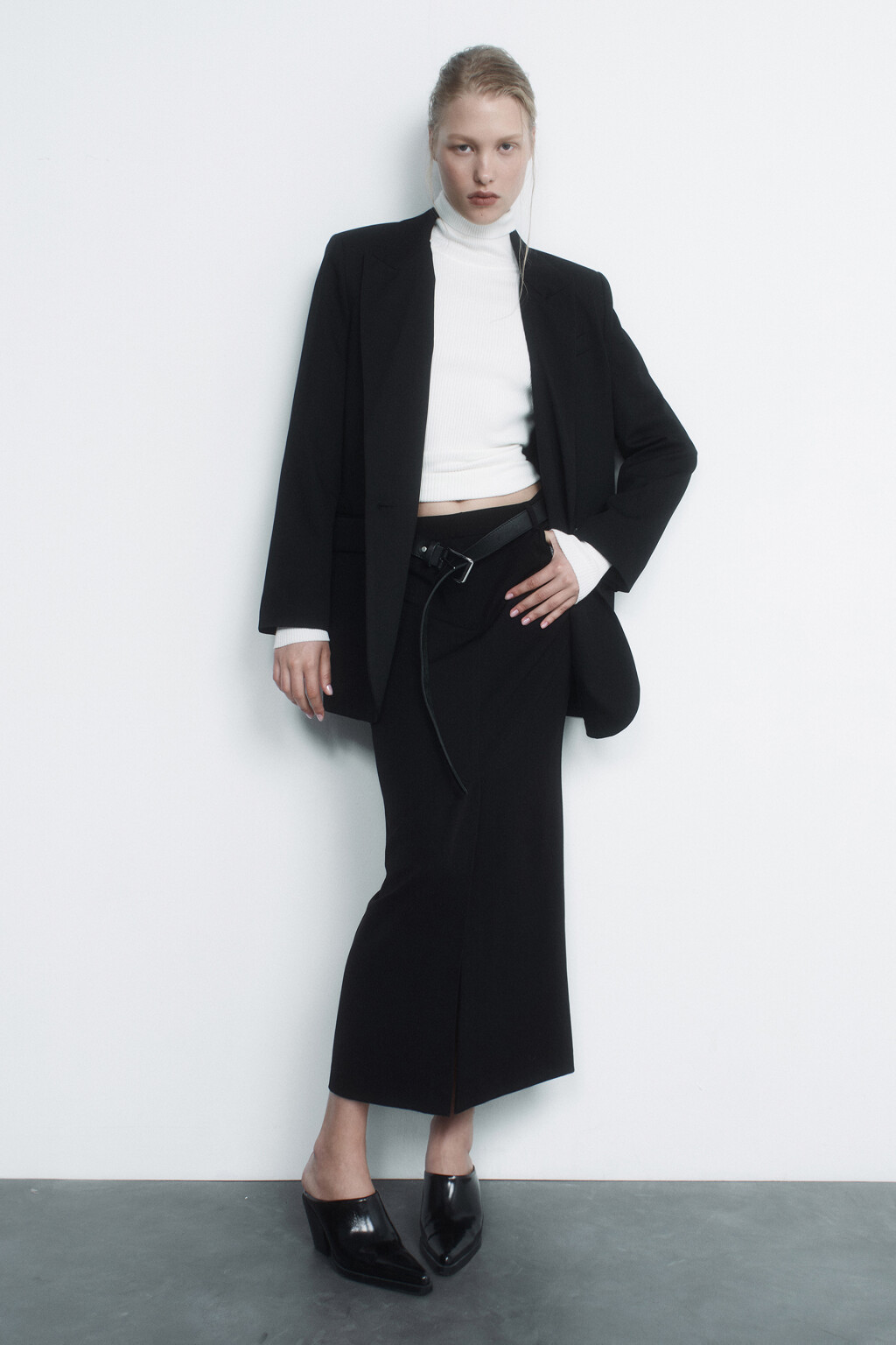 Пиджак BlackBlazer однобортный прямого кроя - цвет черный - 9