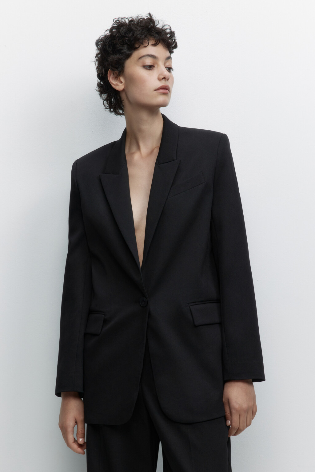 Пиджак BlackBlazer однобортный прямого кроя - цвет черный - 3