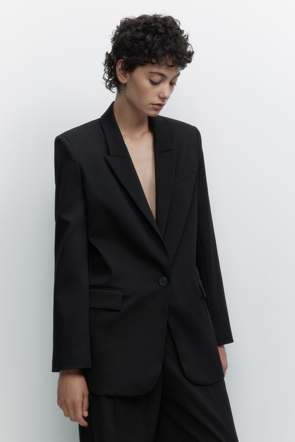 Пиджак BlackBlazer однобортный прямого кроя - цвет черный - 4