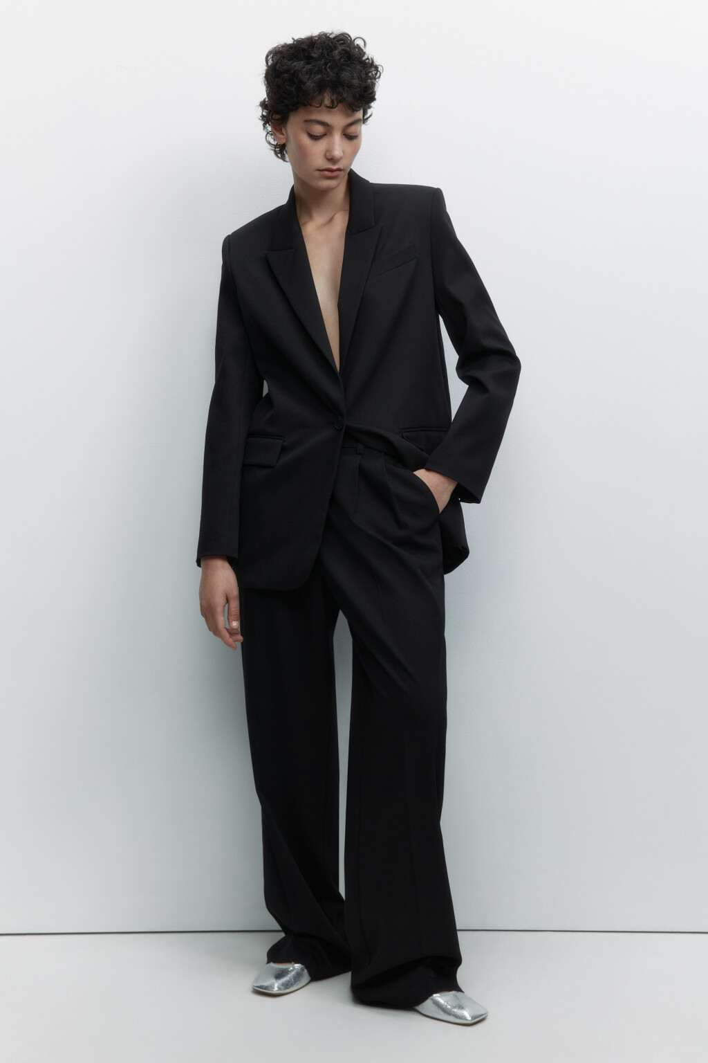 Пиджак BlackBlazer однобортный прямого кроя - цвет черный - 6