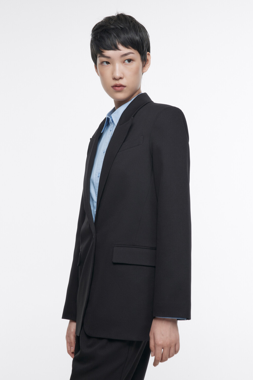 Пиджак BlackBlazer однобортный прямого кроя - цвет черный - 3