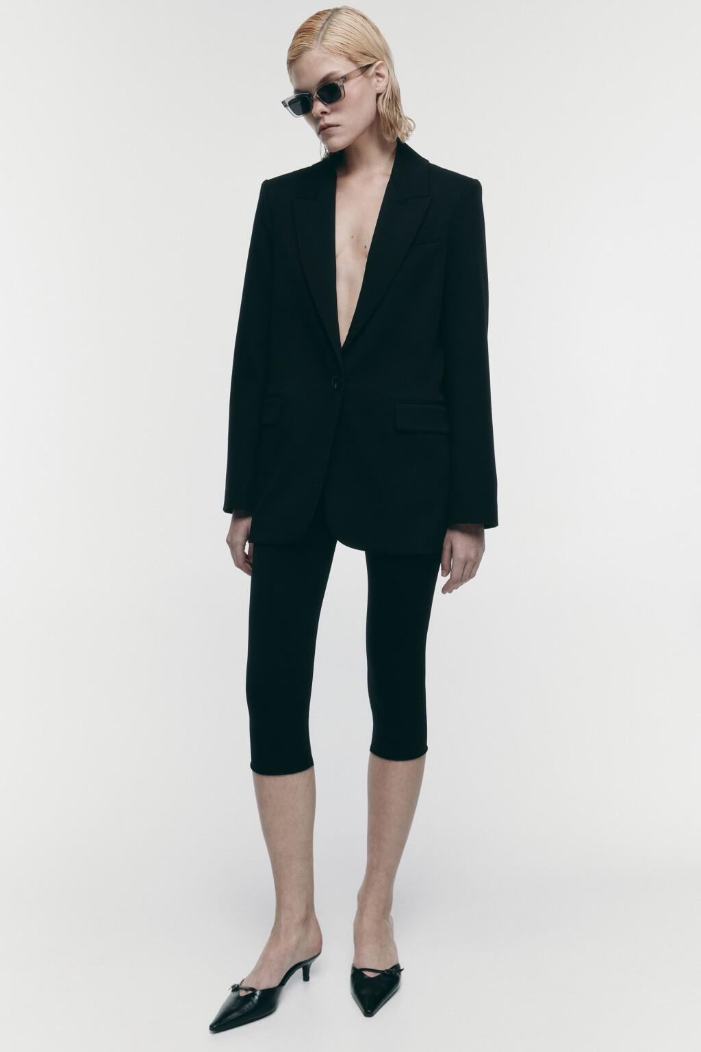 Пиджак BlackBlazer однобортный прямого кроя - цвет черный - 1