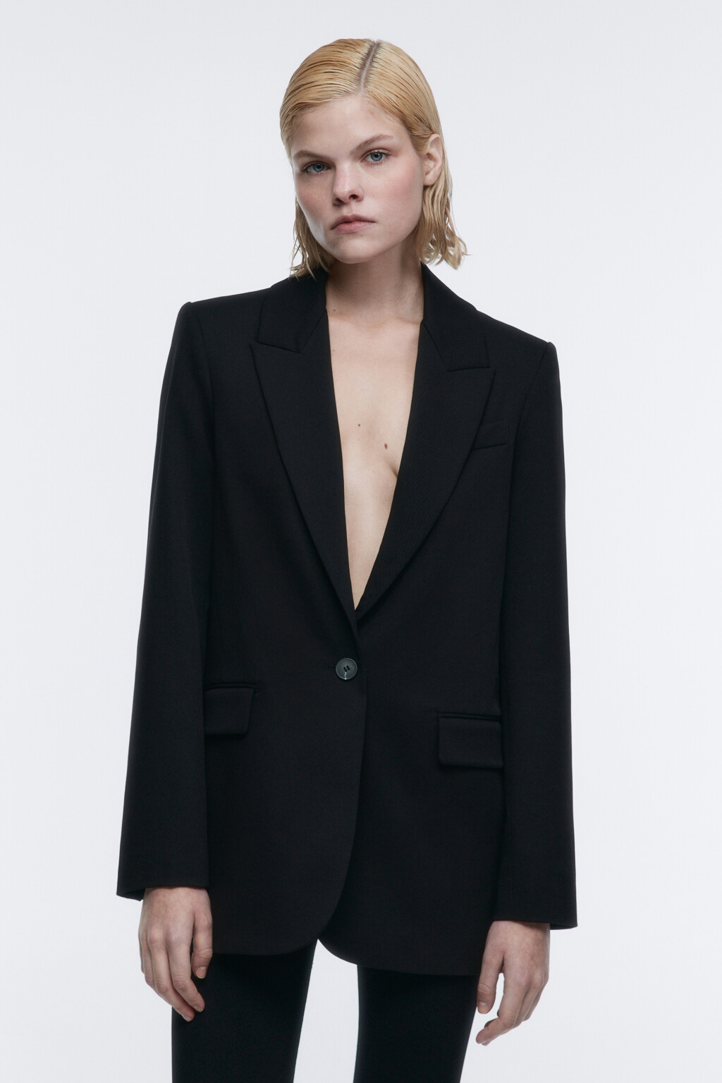Пиджак BlackBlazer однобортный прямого кроя - цвет черный - 2