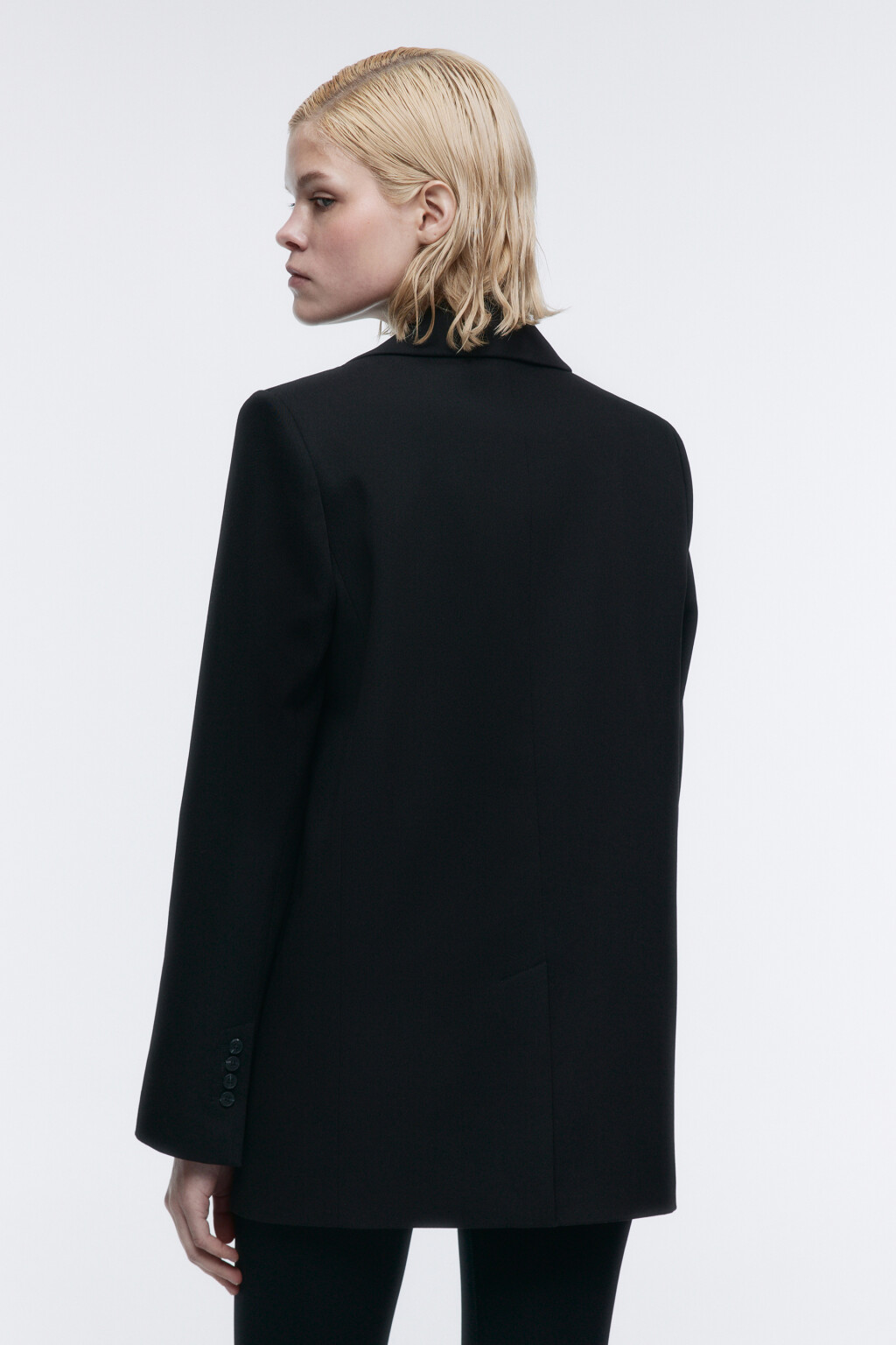 Пиджак BlackBlazer однобортный прямого кроя - цвет черный - 4