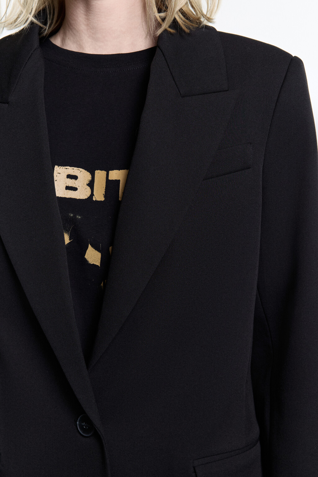 Пиджак BlackBlazer прямой однобортный - цвет черный - 8