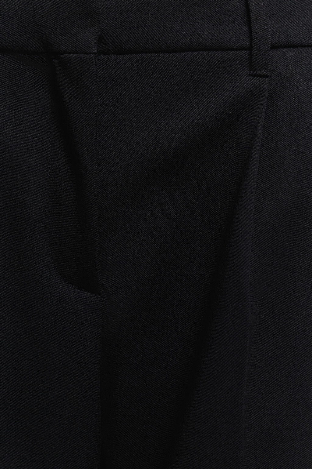 Брюки широкие костюмные с низкой посадкой - цвет черный - 6