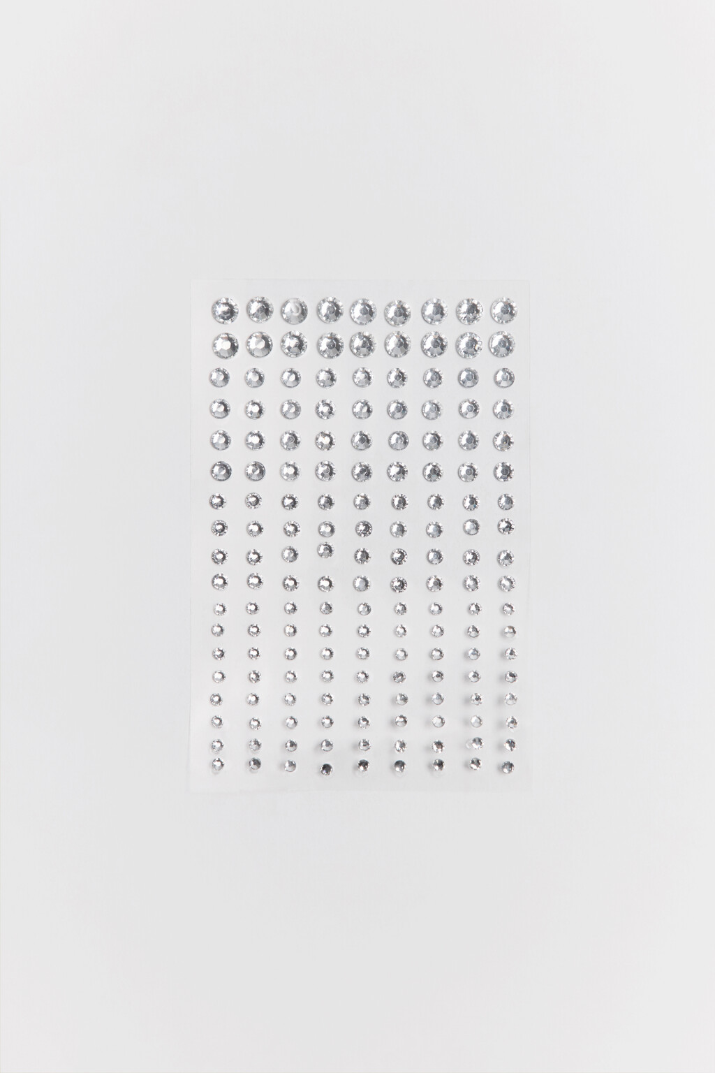 Набор наклеек-страз для тела - цвет серый - 1