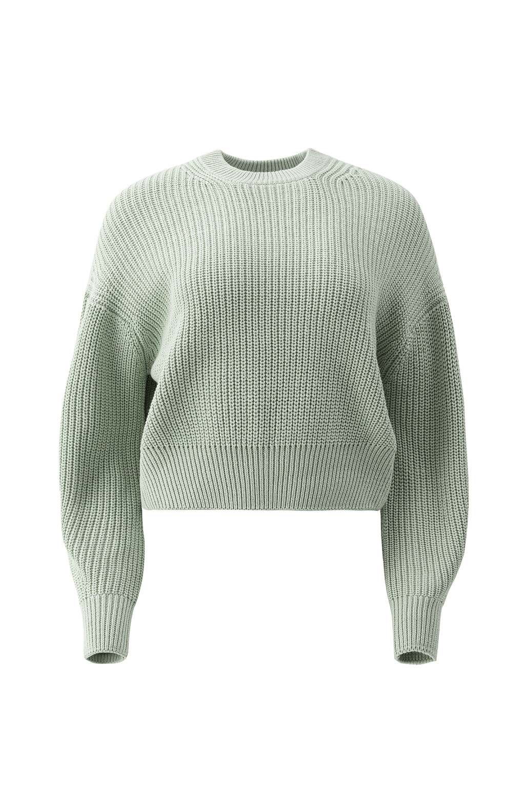 Свитер хлопковый oversize - цвет мятный - 8