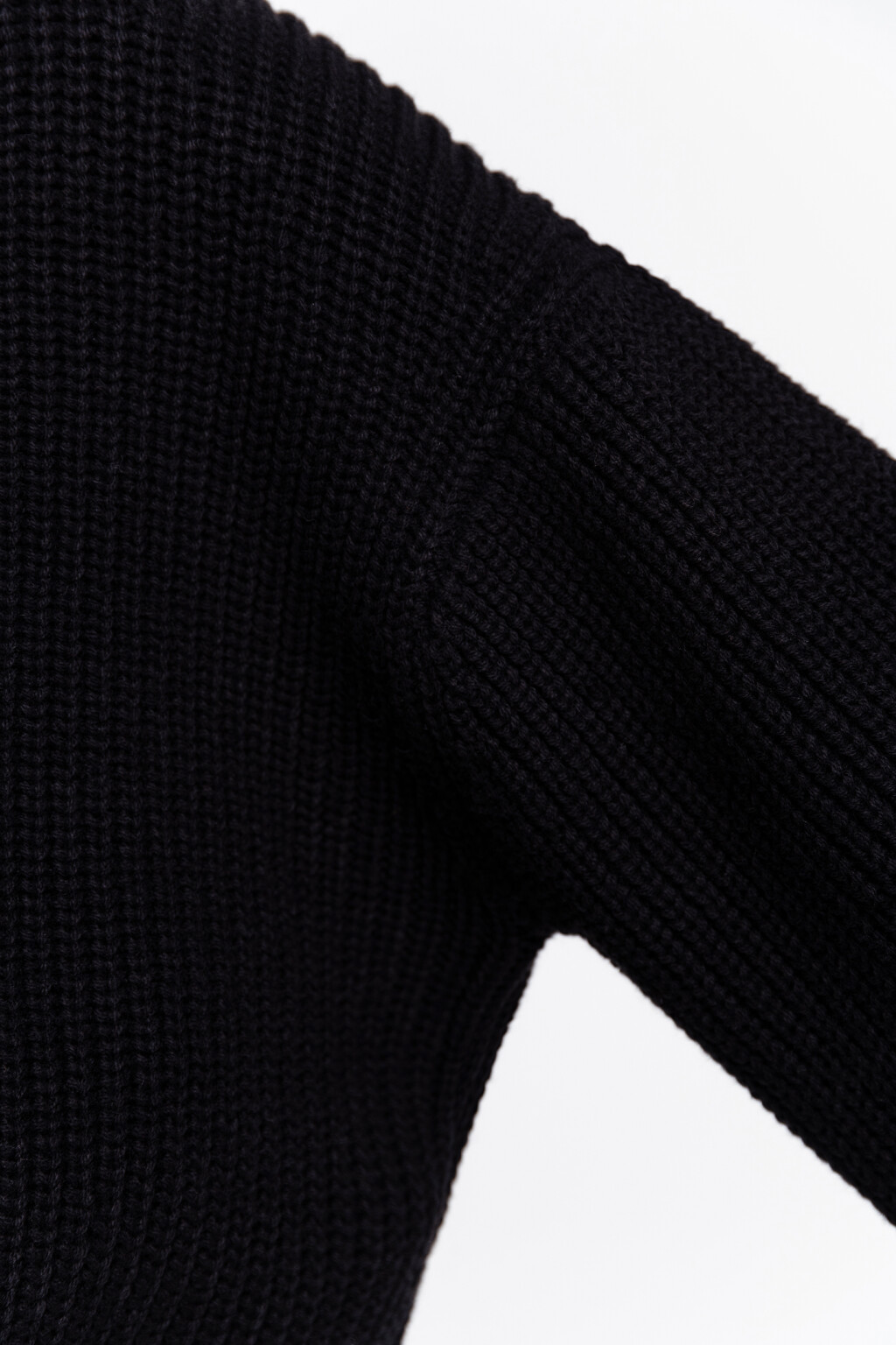 Свитер хлопковый oversize - цвет черный - 6