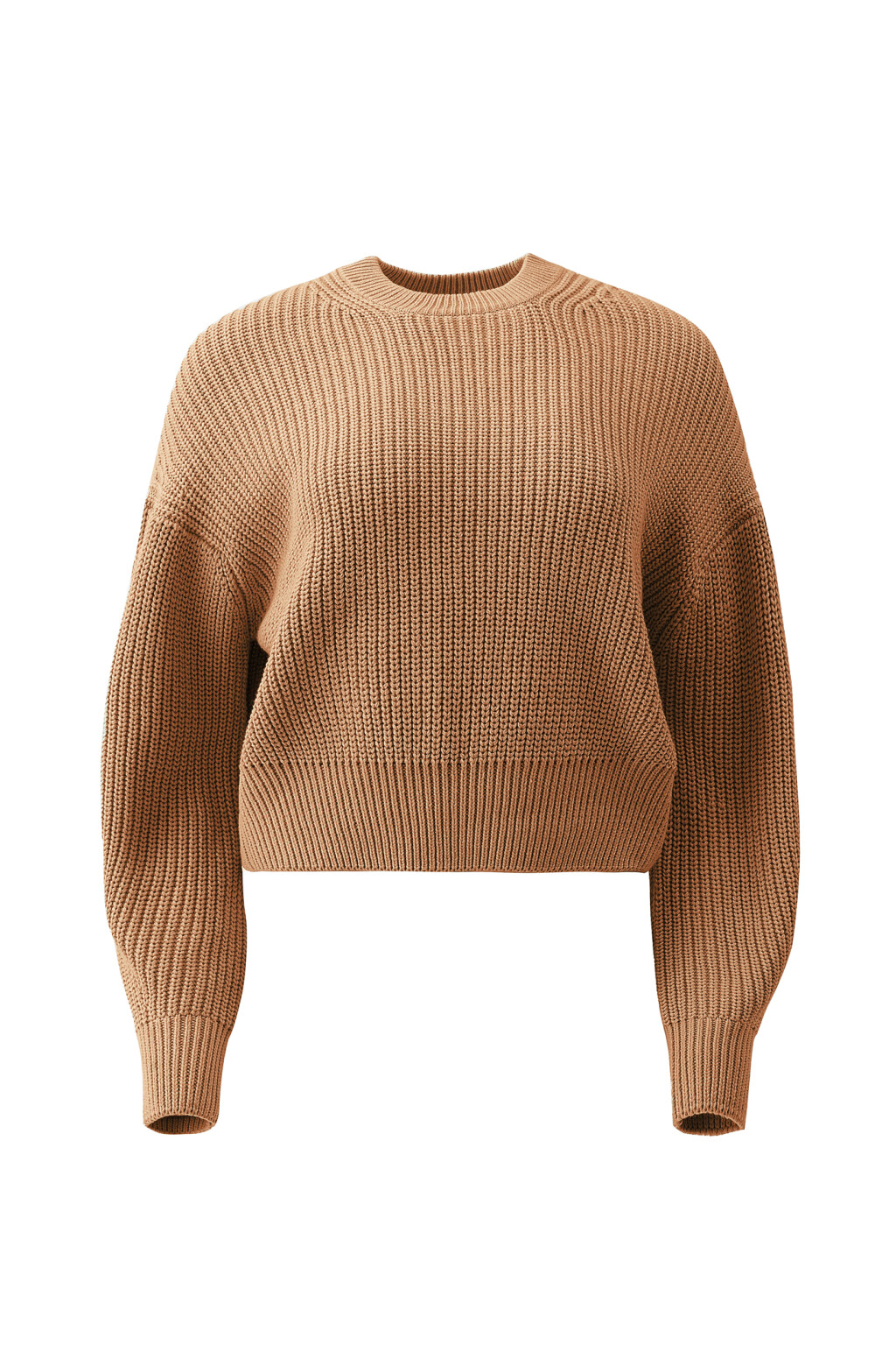 Свитер oversize крупной вязки - цвет бежевый - 7