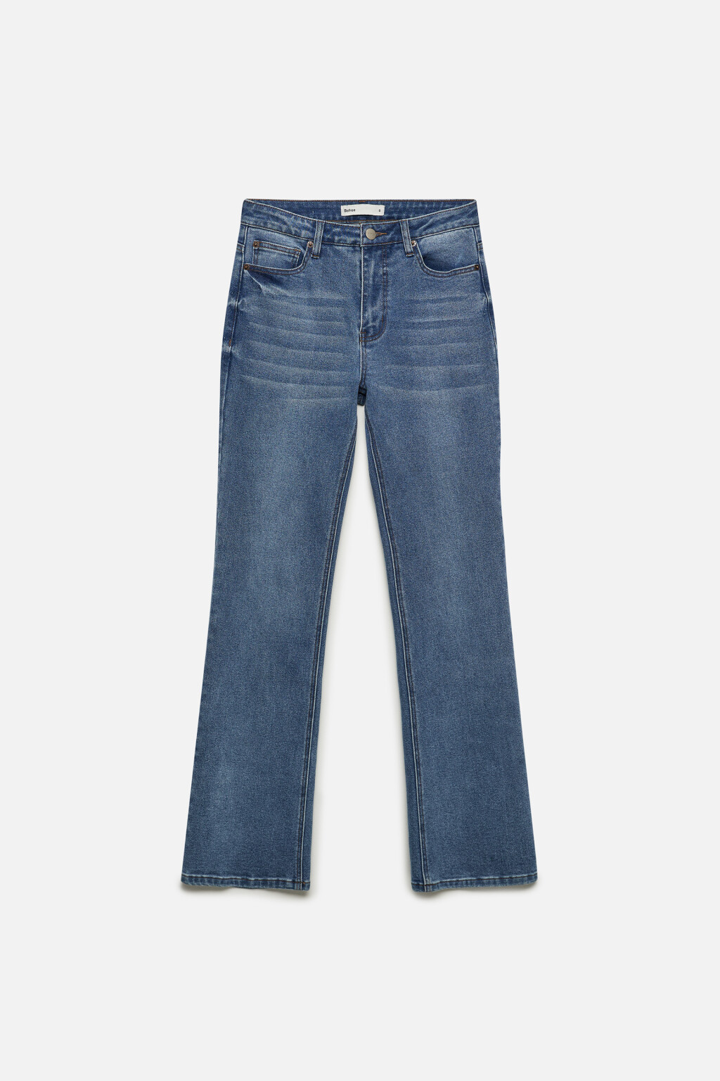 Джинсы Flare расклешенные с высокой посадкой - цвет голубой - 7