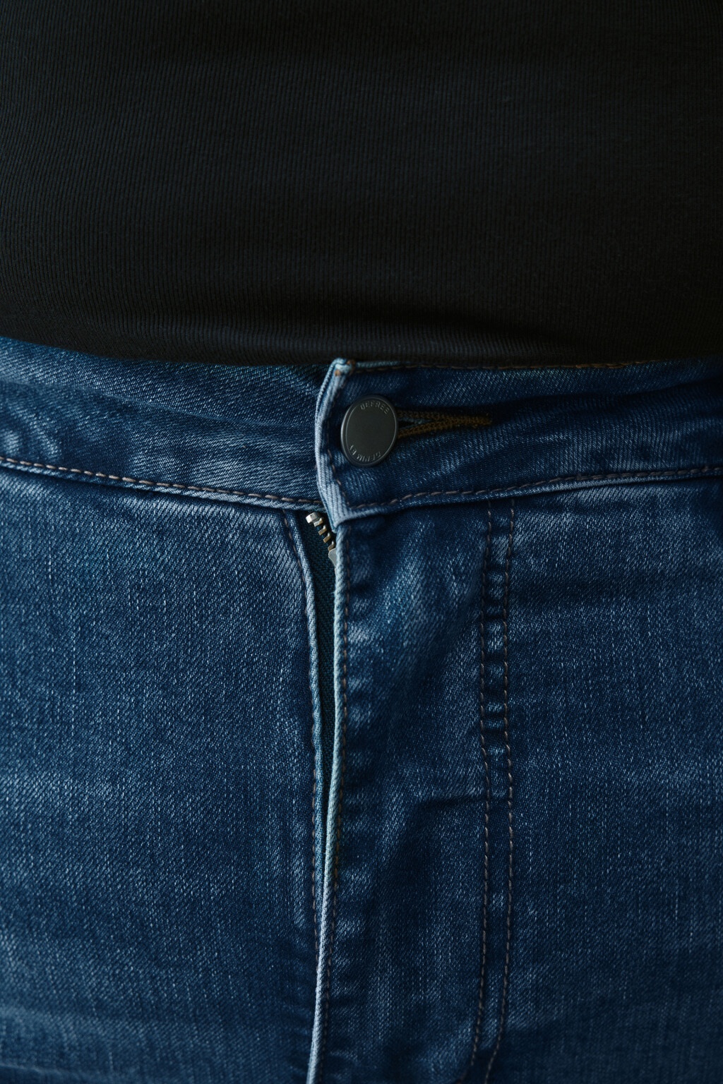 Джинсы клеш с высокой посадкой - цвет голубой - 5