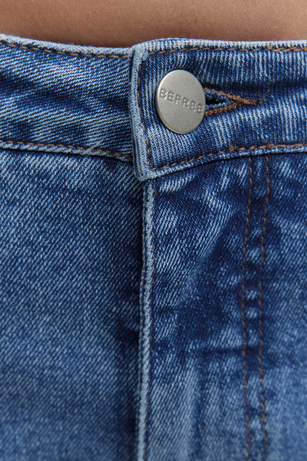 Джинсы Flare расклешенные с высокой посадкой - цвет голубой - 5