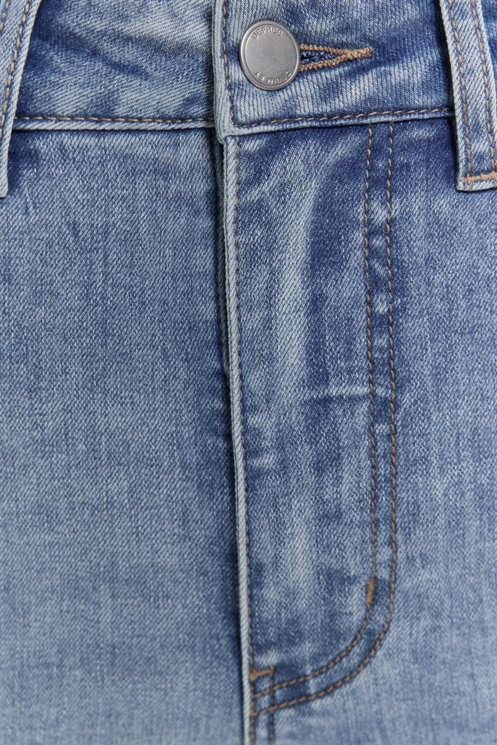 Джинсы flare расклешенные с высокой посадкой - цвет голубой - 7