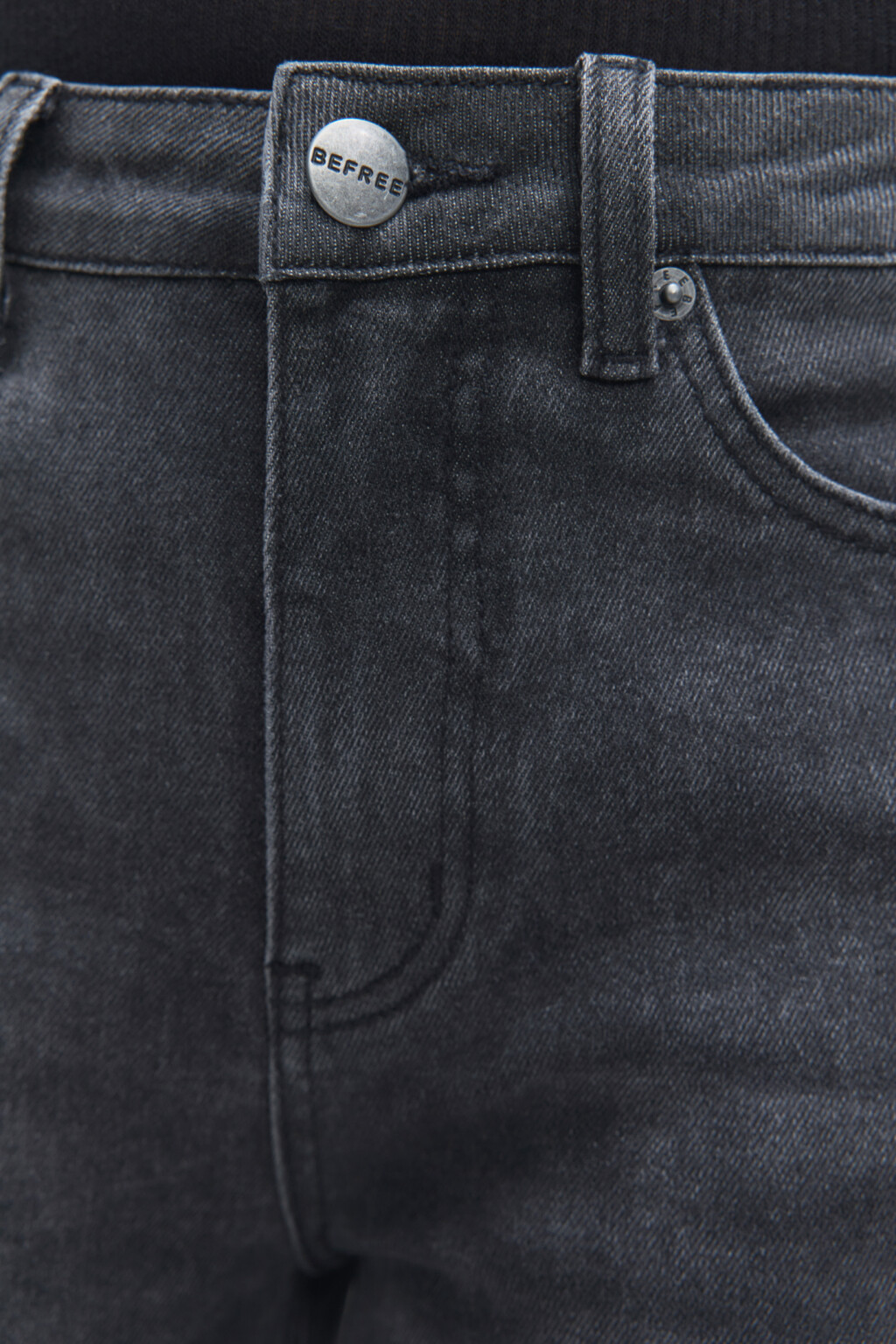 Джинсы Flare расклешенные с высокой посадкой - цвет серый - 5