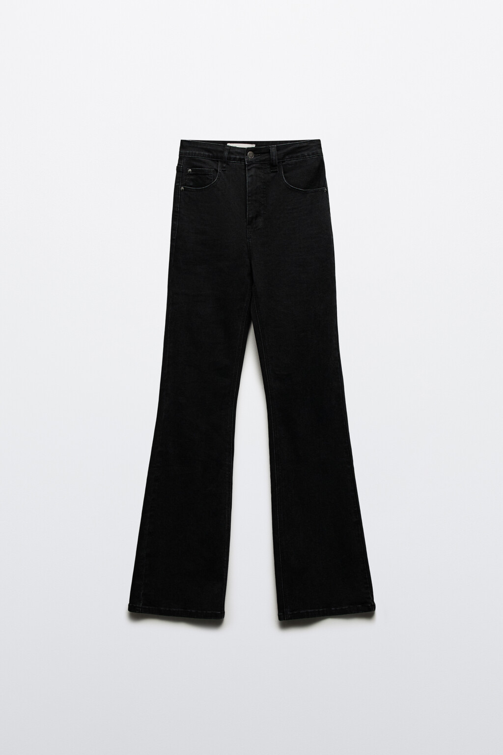 Джинсы flare расклешенные с высокой посадкой - цвет черный - 8