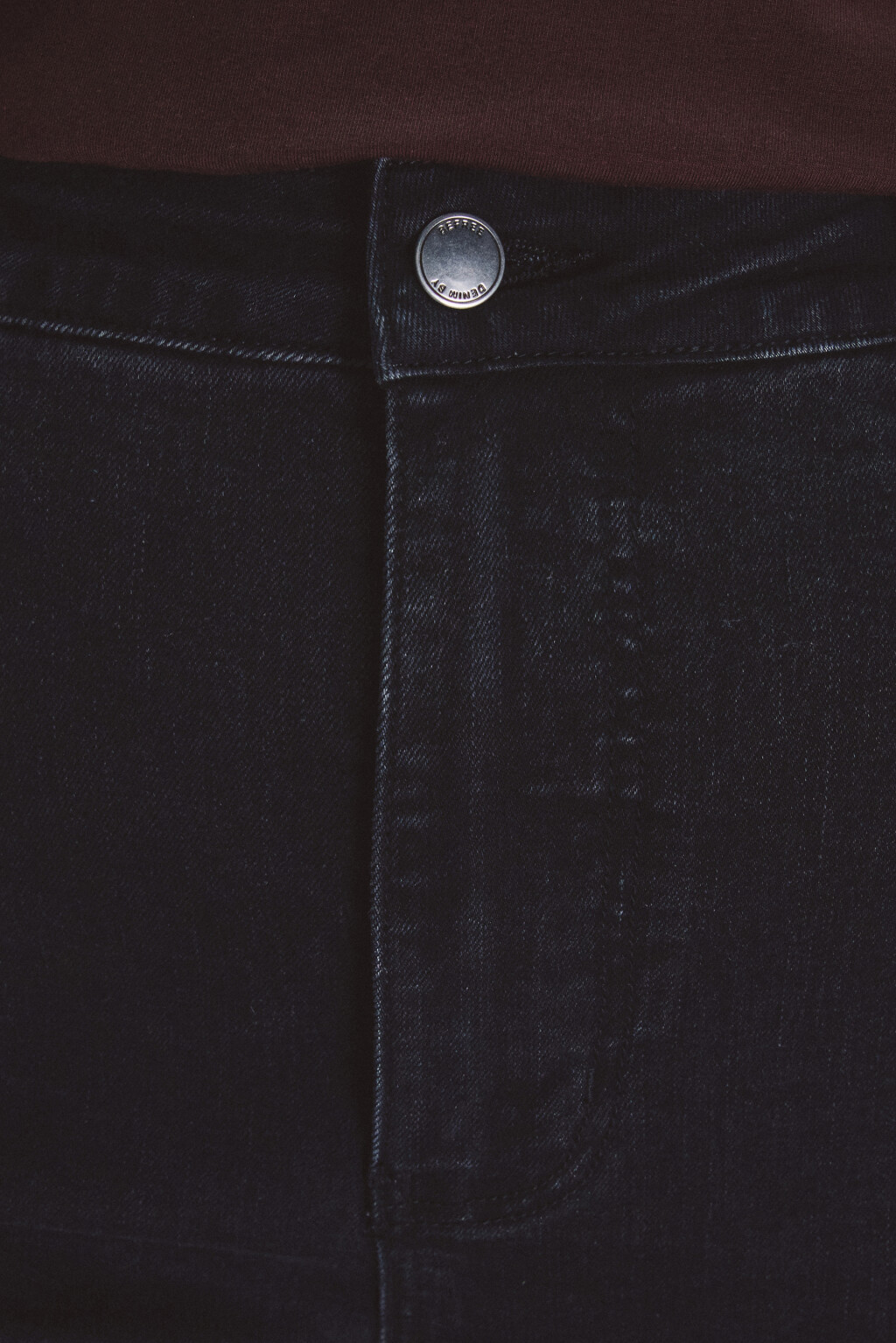 Джинсы клеш с высокой посадкой - цвет черный - 6