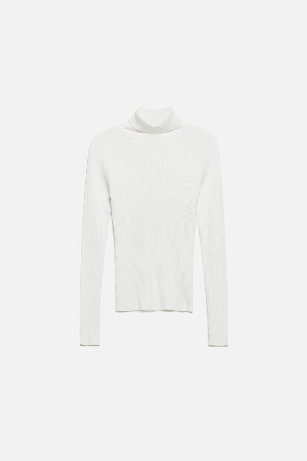 Водолазка GINA вискозная с рукавами реглан - цвет молочный - 8