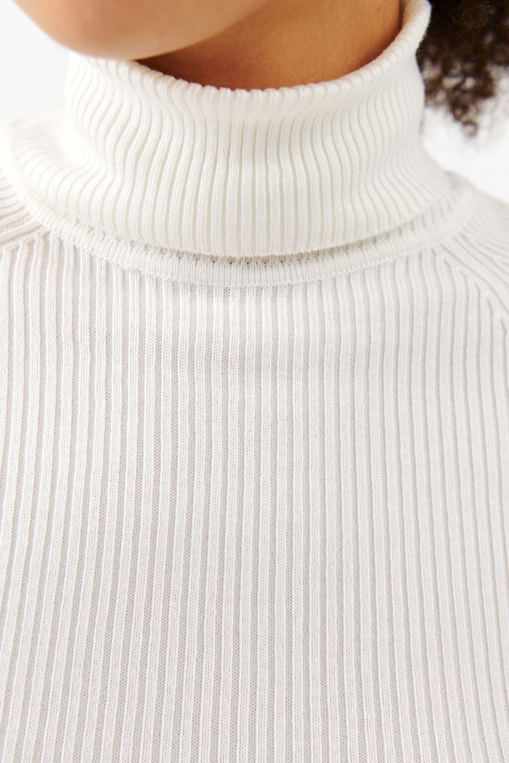 Водолазка вискозная с рукавами реглан - цвет бежевый - 6