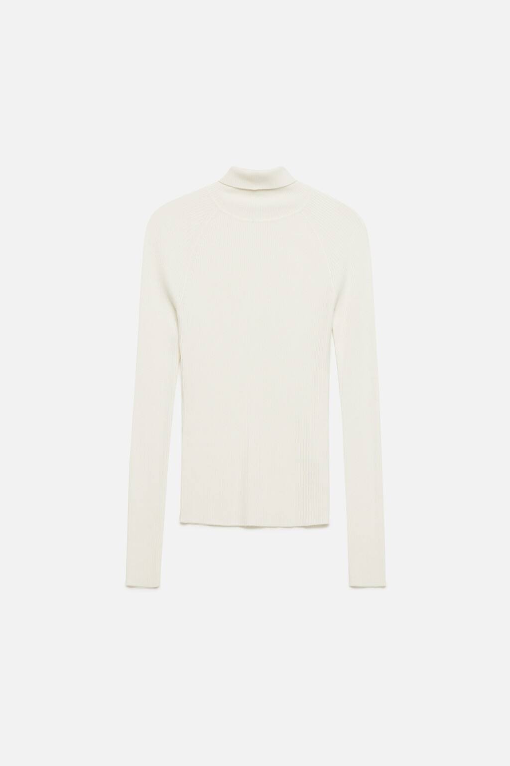 Водолазка GINA вискозная с рукавами реглан - цвет молочный - 10