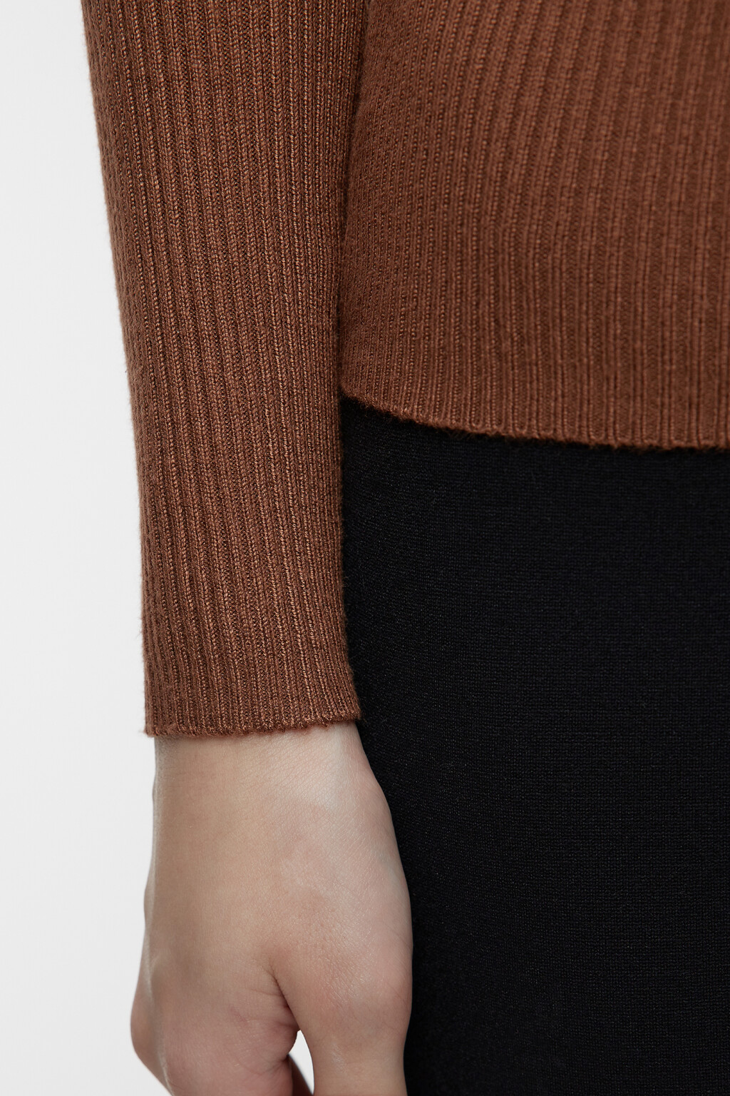 Водолазка GINA вискозная с рукавами реглан - цвет бежевый - 7