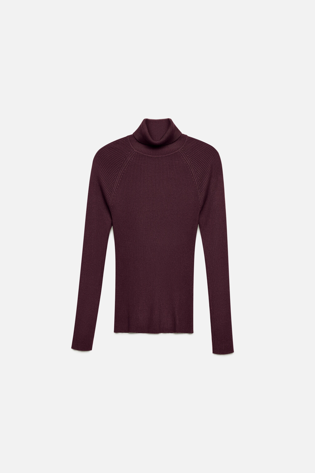 Водолазка GINA вискозная с рукавами реглан - цвет фиолетовый - 8