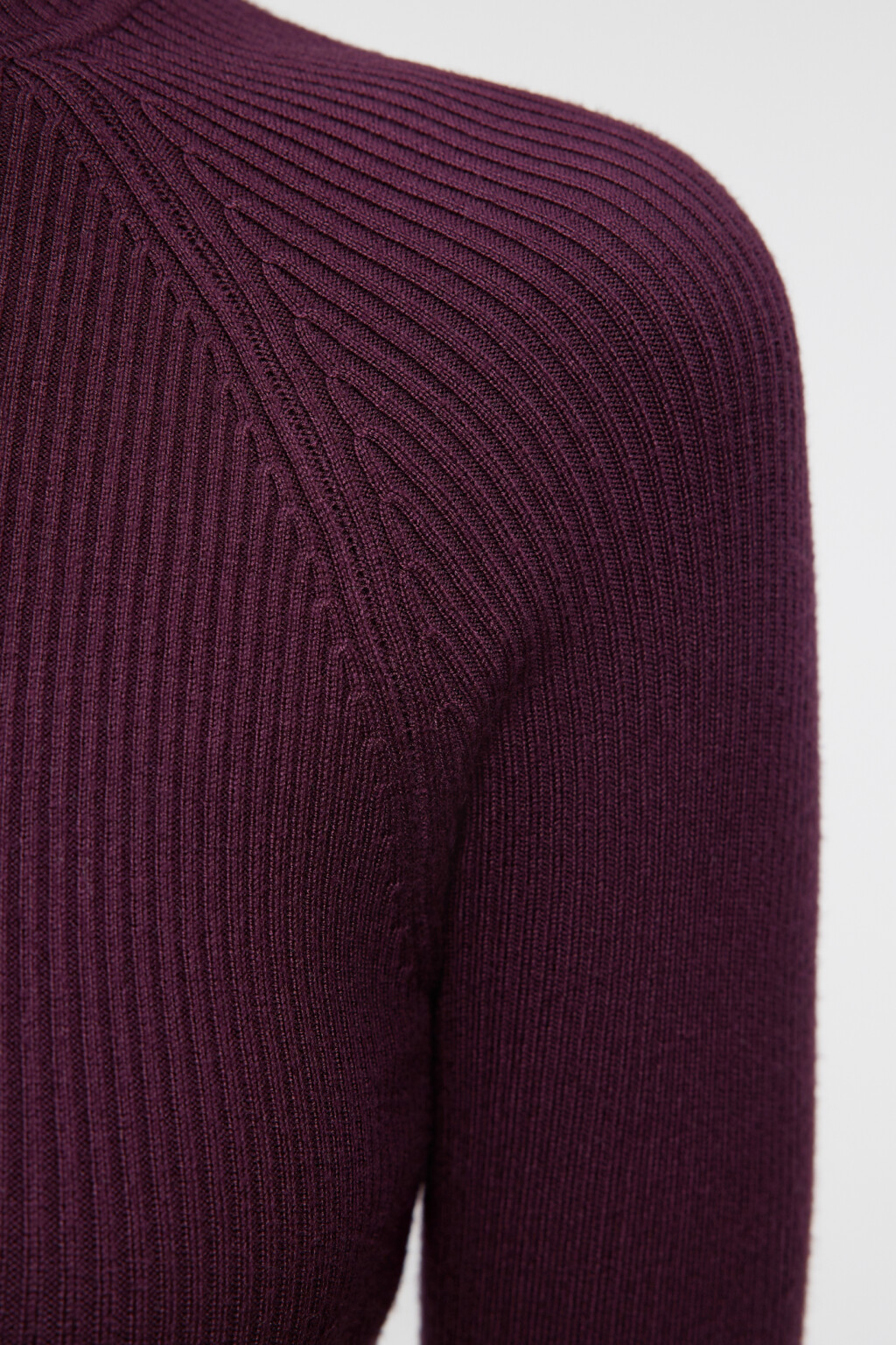 Водолазка GINA вискозная с рукавами реглан - цвет фиолетовый - 6