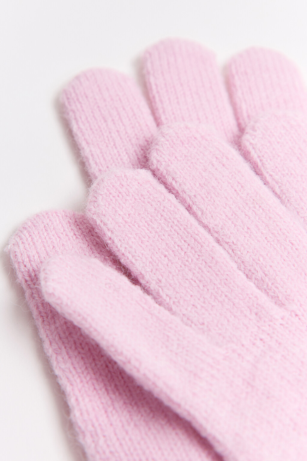 Перчатки трикотажные базовые - цвет розовый - 4