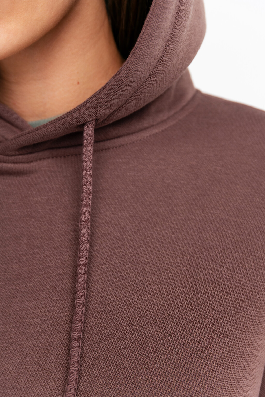 Худи утепленная oversize - цвет бежевый - 4