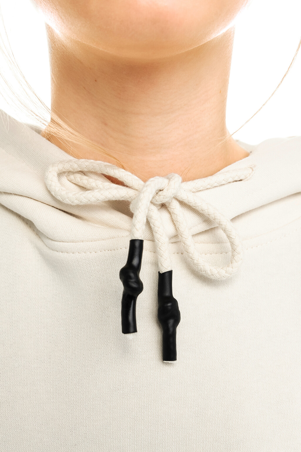 Худи утепленная oversize - цвет бежевый - 5