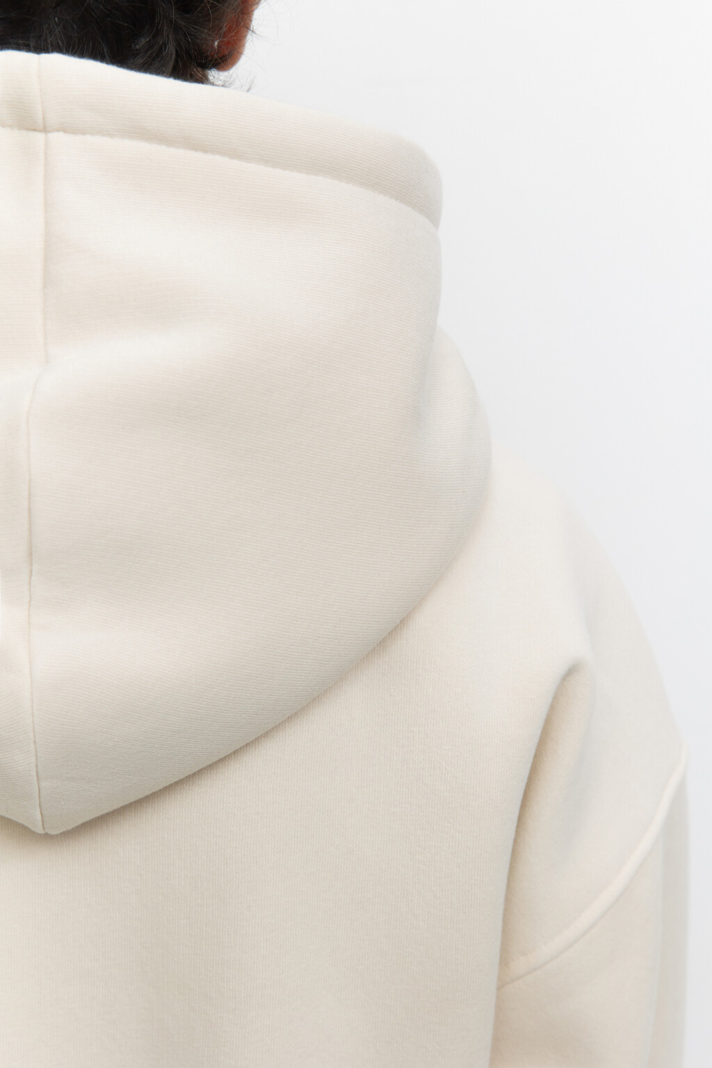 Толстовка HOODY оверсайз с капюшоном - цвет бежевый - 6