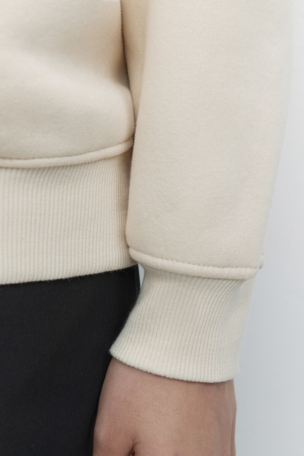 Толстовка HOODY оверсайз с капюшоном - цвет бежевый - 7