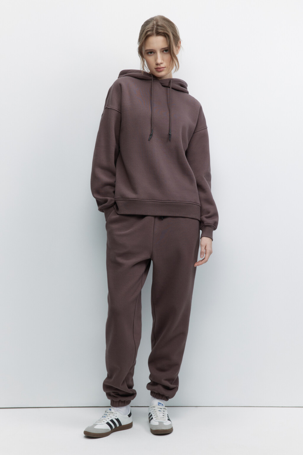 Толстовка HOODY оверсайз с капюшоном - цвет бежевый - 1