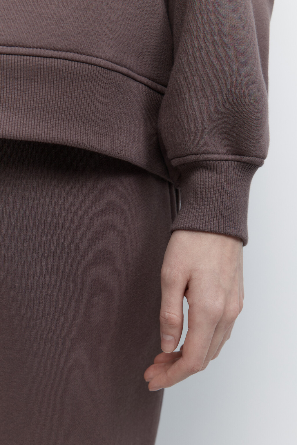 Толстовка HOODY оверсайз с капюшоном - цвет бежевый - 6